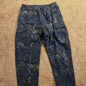 Vans Range Cargo Baggy Tapered Elastic Pants Men's Camouflage Cargo Pants